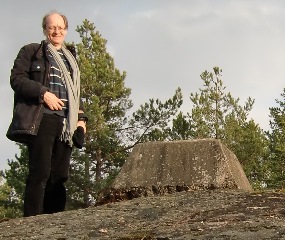 Beacon 101 Södertälje. Remaining fundament, and author