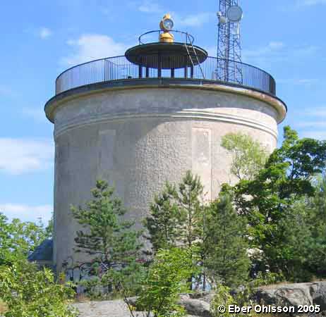 Beacon 143 Norrtälje, on water tower