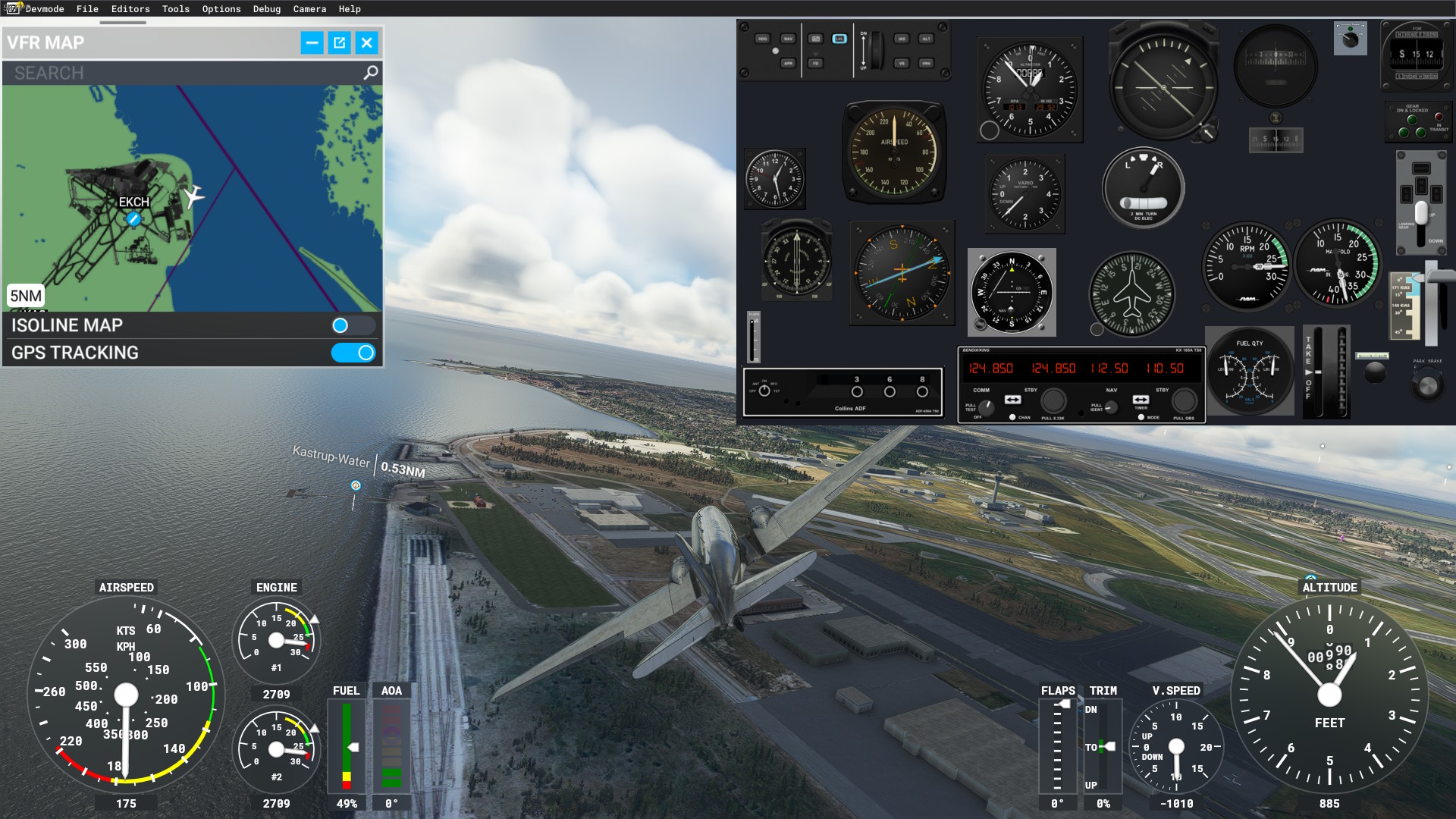 MSFS Multiscreen Simulering, Bo Justusson