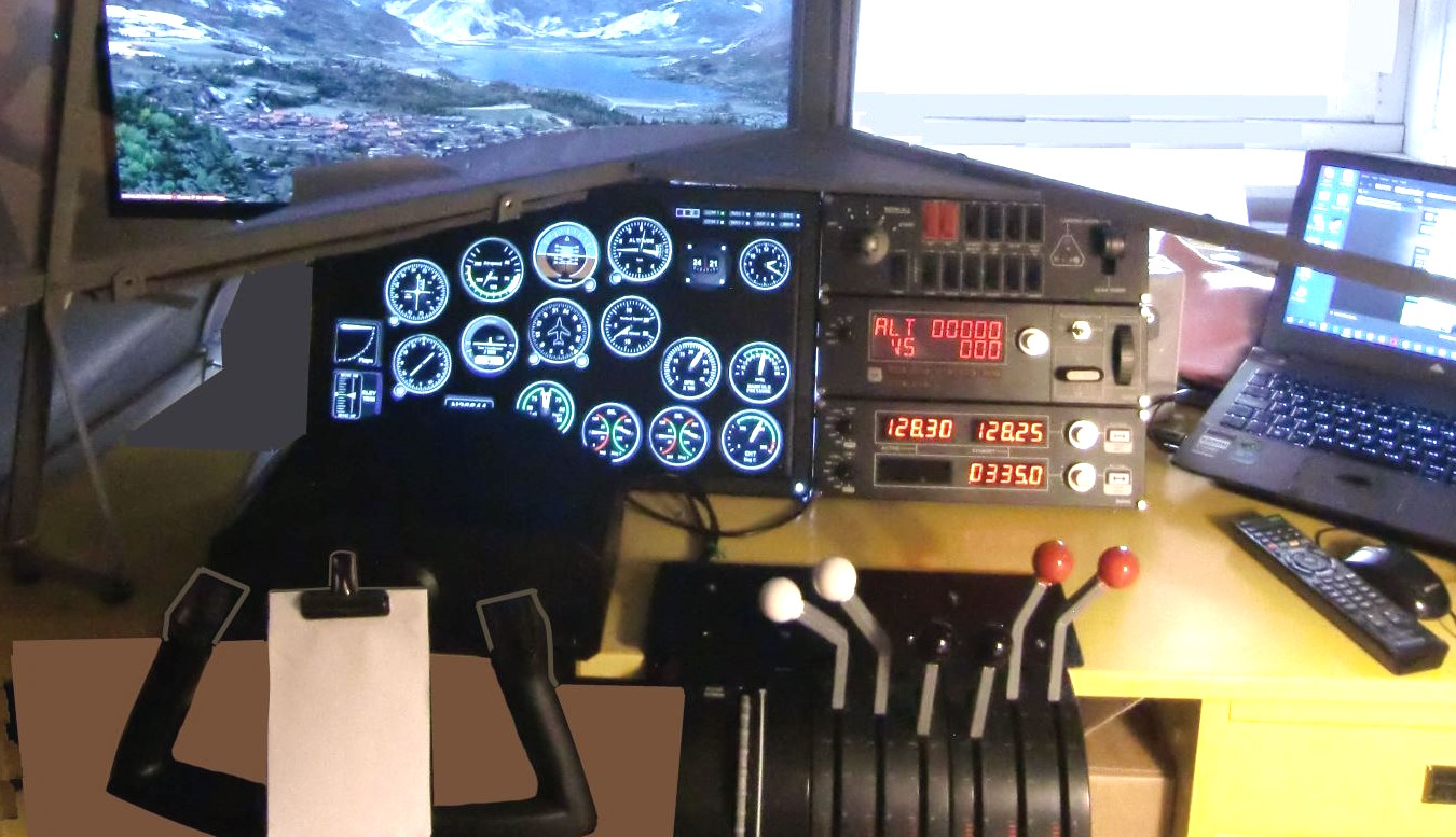 MSFS Multiscreen Simulering, Bo Justusson