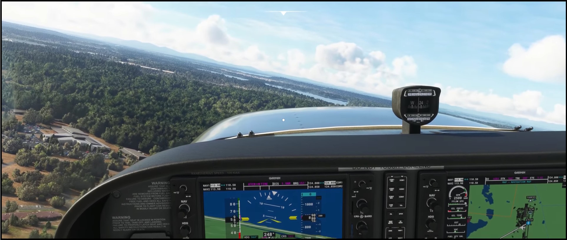 MSFS Multiscreen Simulering, Bo Justusson