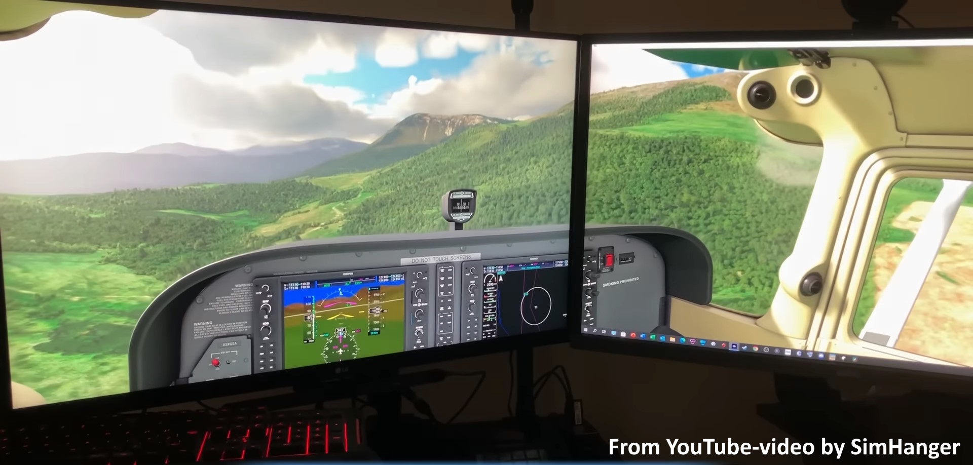 MSFS Multiscreen Simulering, Bo Justusson