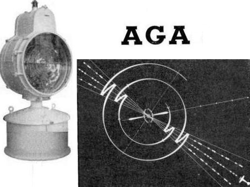 AGA-type lamp, advertisement 1934
